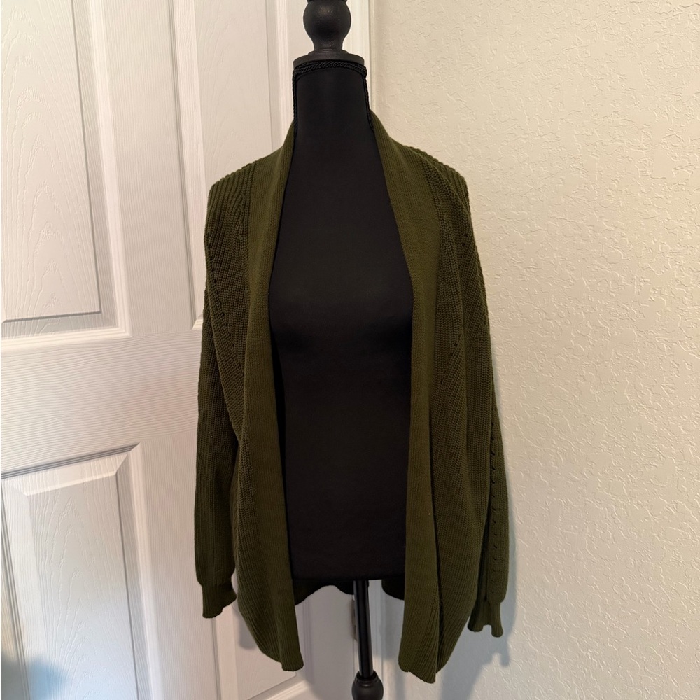 Universal Thread Dark Green Women's Cardigan